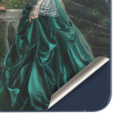Woman with Peacocks by Nene Thomas Galaxy A35 5G Skin